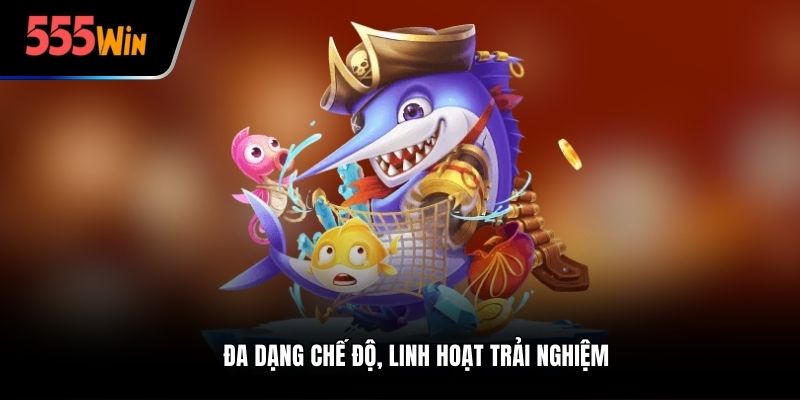 Đa dạng chế độ, linh hoạt trải nghiệm